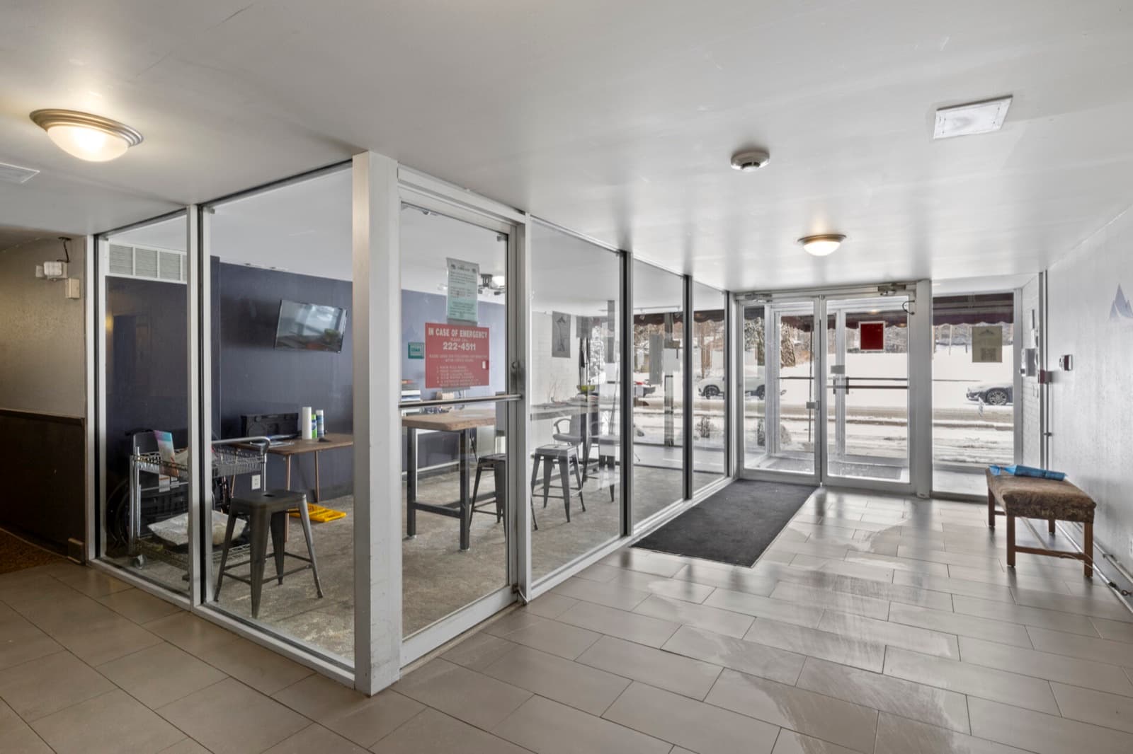 Lobby at Riverstone Apartments