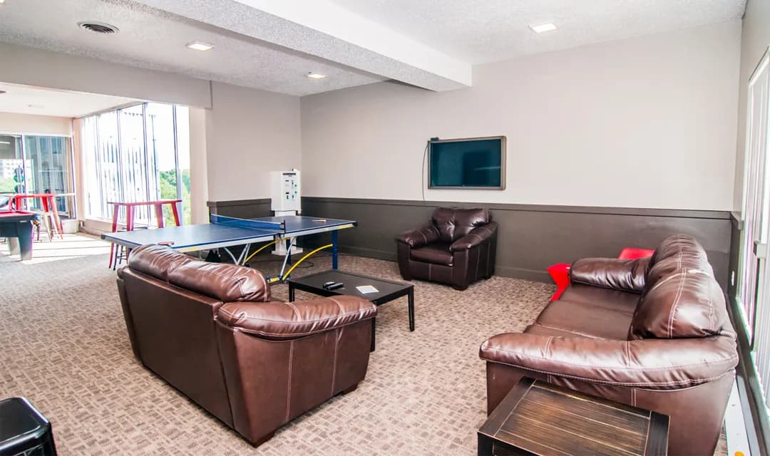 Game Room at Riverstone Apartments