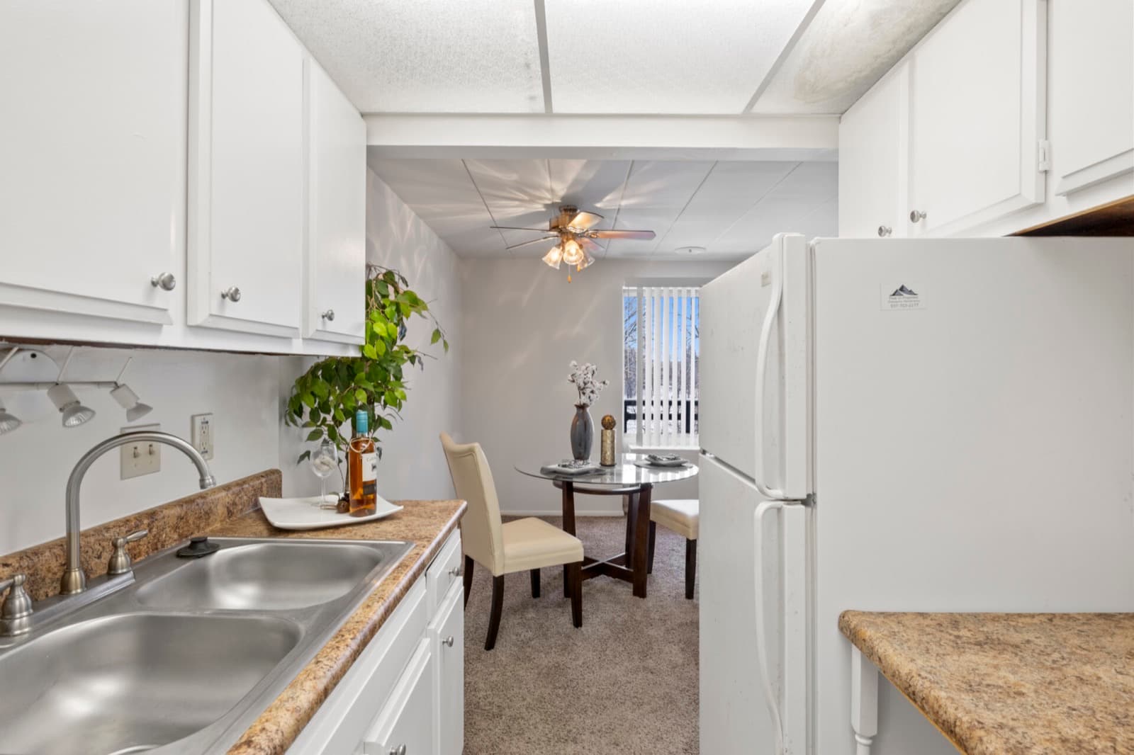 Kitchen at Riverstone Apartments